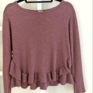 *SALE* *3 for $15* Anthropology Paper Crane Ruffle Top